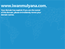 Tablet Screenshot of iwanmulyana.com